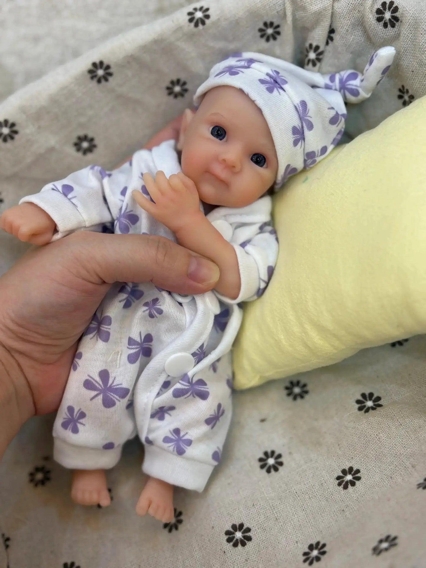  Waterproof Silicone Reborn Doll 20cm Soft Mini Girl -  ToylandEU™