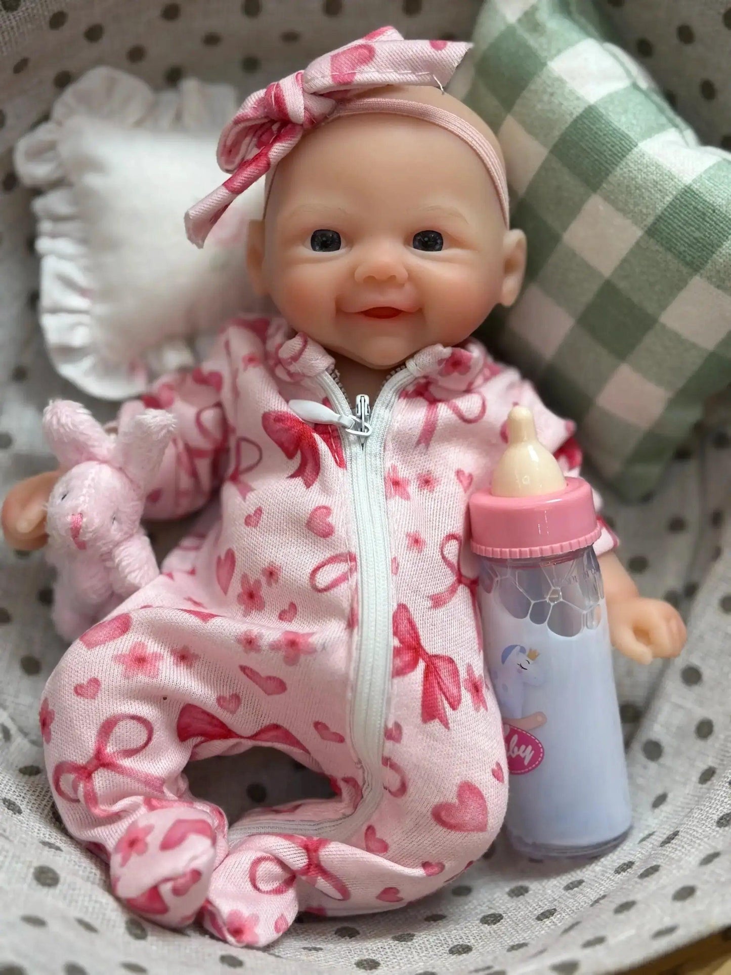  Waterproof Silicone Reborn Doll 20cm Soft Mini Girl -  ToylandEU™