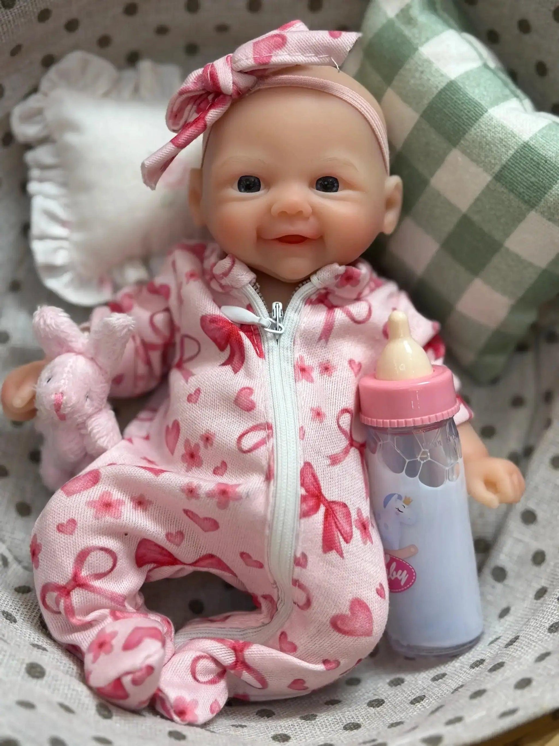  Waterproof Silicone Reborn Doll 20cm Soft Mini Girl -  ToylandEU™