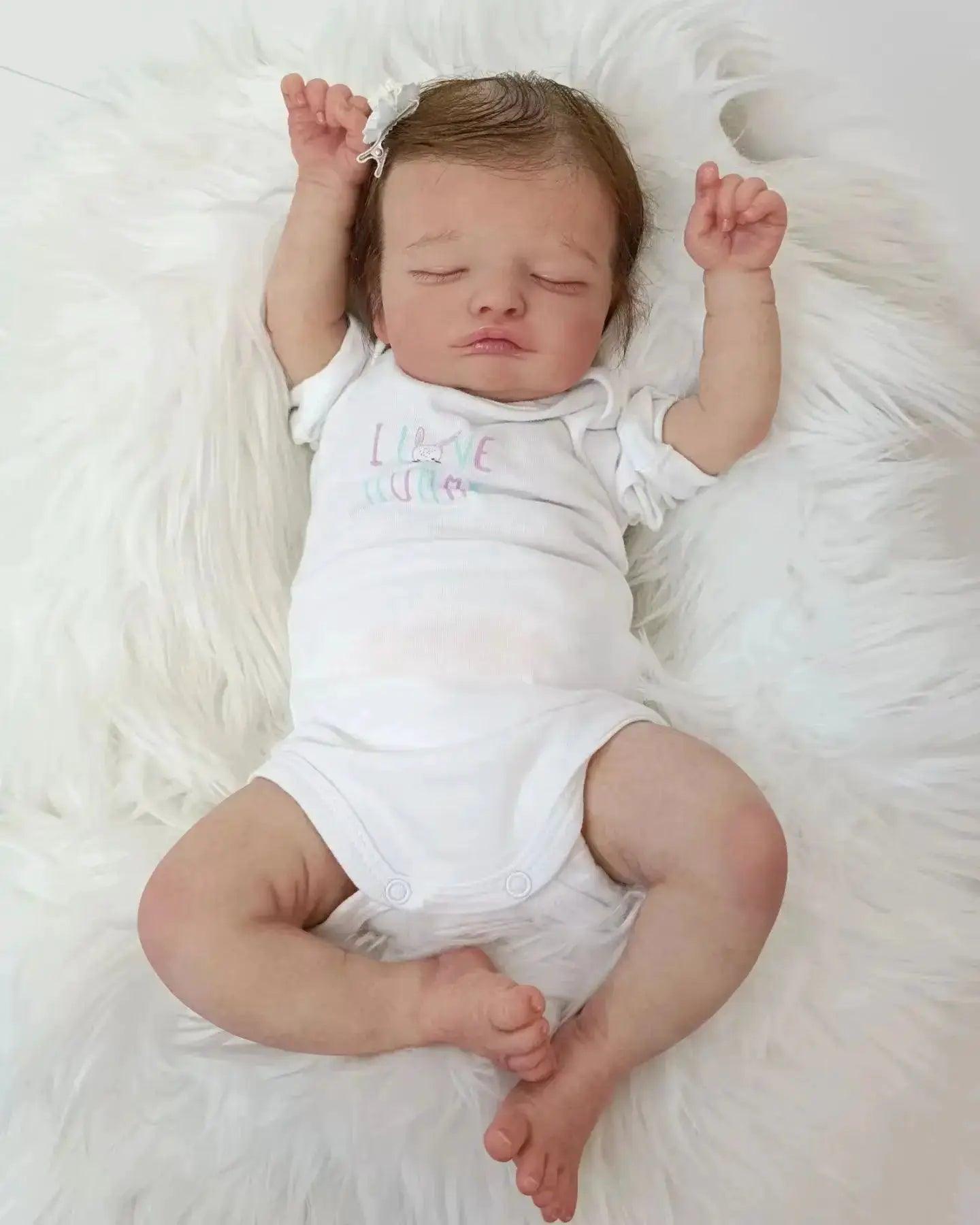  Reborn Doll 45cm Lifelike With Rooted Hair For Kids -  ToylandEU™