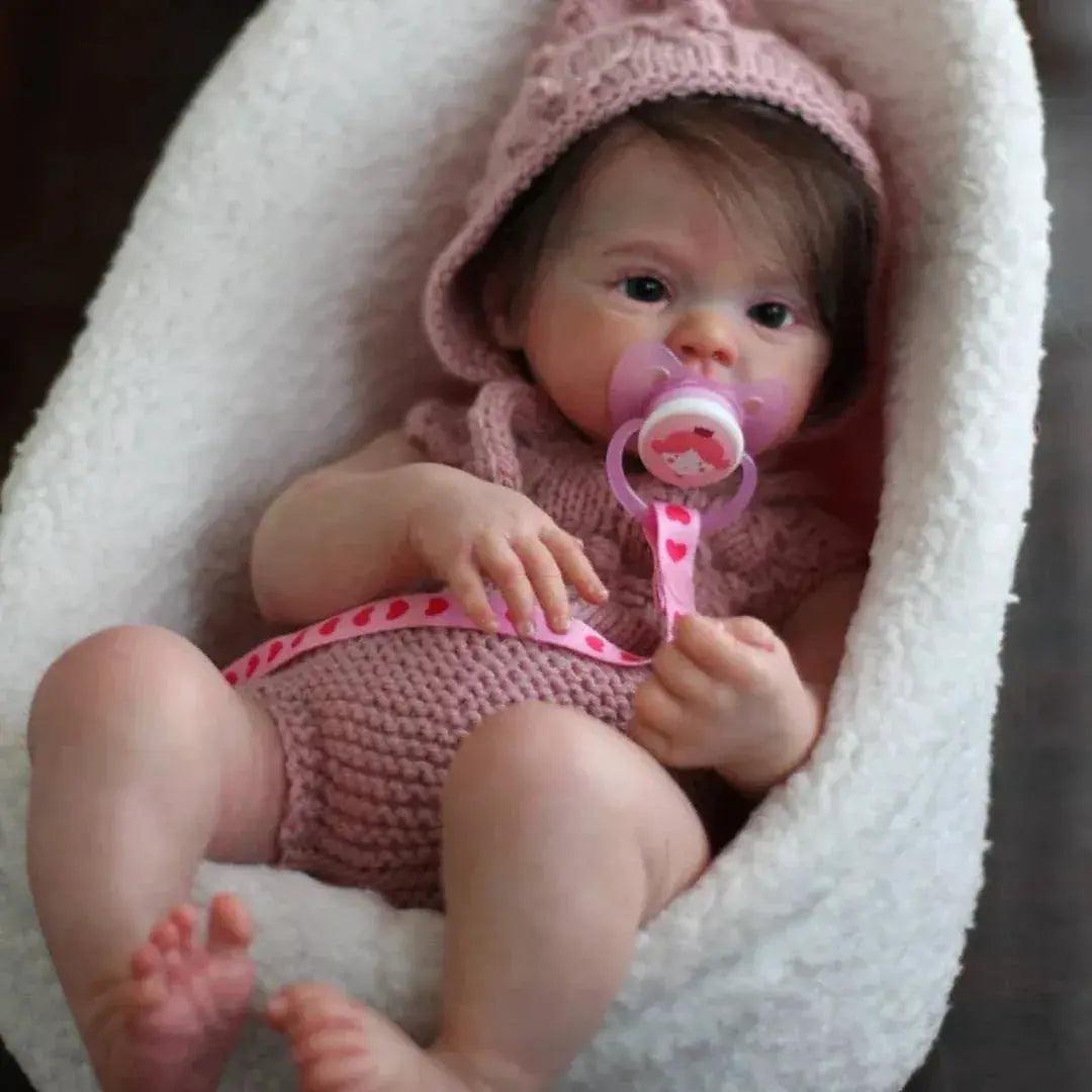  Meadow Girl Reborn Doll With Rooted Hair 45cm Lifelike -  ToylandEU™
