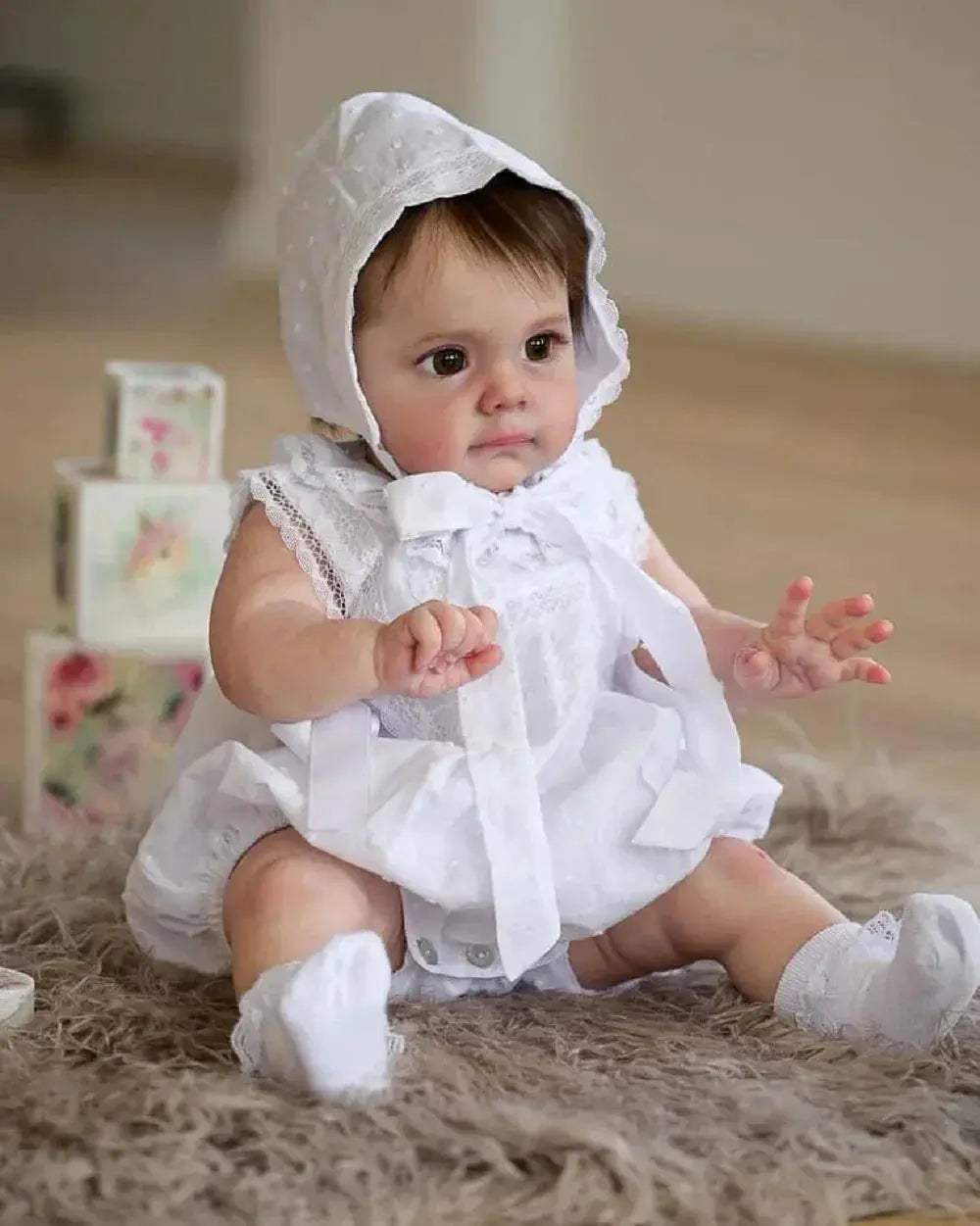  Reborn Doll 55cm Rooted Hair Lifelike Unisex Gift -  ToylandEU™