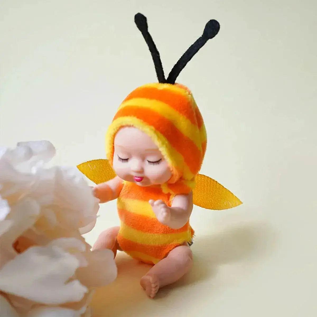  6Pcs Reborn Doll Kit Toy Simulation Princess Dolls Toy Mini Cute Sleeping Baby with Clothes Accessories -  ToylandEU™