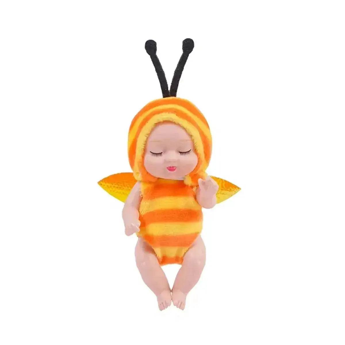  6Pcs Reborn Doll Kit Toy Simulation Princess Dolls Toy Mini Cute Sleeping Baby with Clothes Accessories -  ToylandEU™