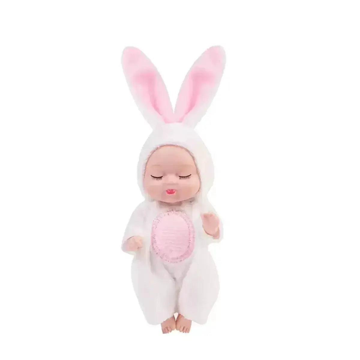  6Pcs Reborn Doll Kit Toy Simulation Princess Dolls Toy Mini Cute Sleeping Baby with Clothes Accessories -  ToylandEU™