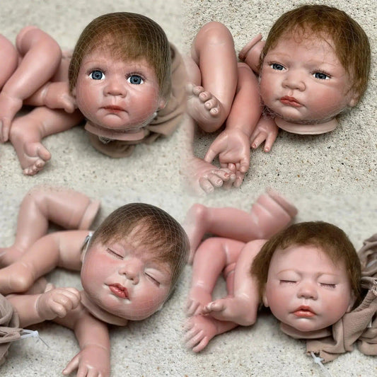  Reborn Doll Kit Seamlessly Painted Open Eyes Lifelike -  ToylandEU™