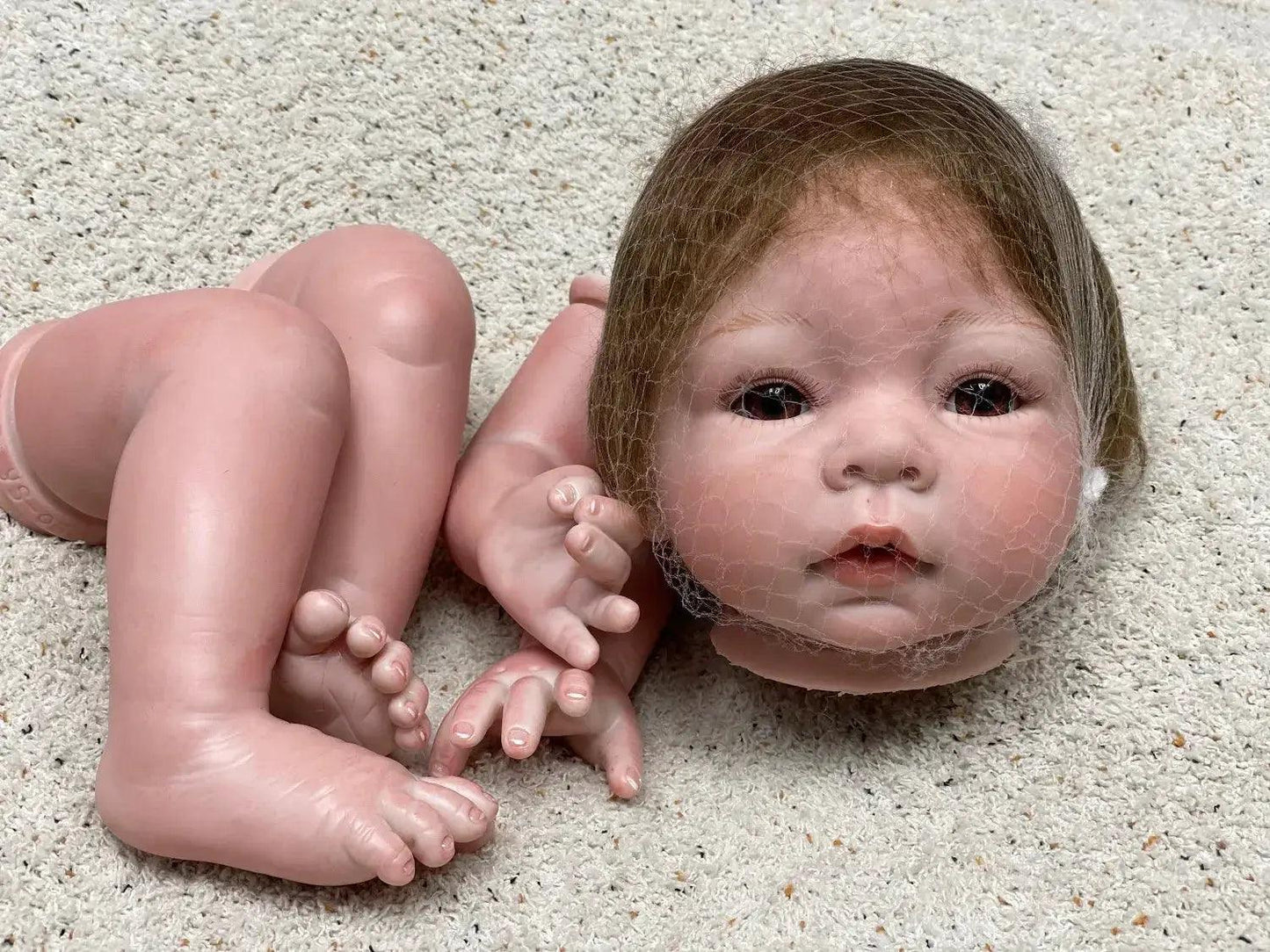  Reborn Doll Kit Seamlessly Painted Open Eyes Lifelike -  ToylandEU™