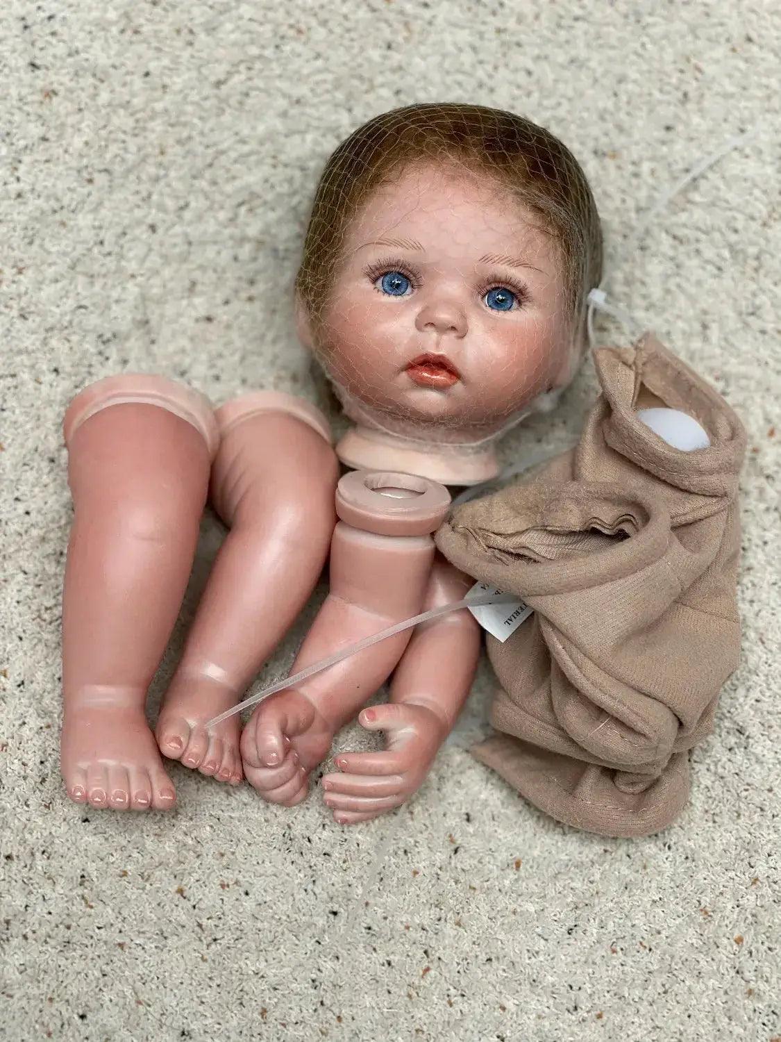  Reborn Doll Kit Seamlessly Painted Open Eyes Lifelike -  ToylandEU™