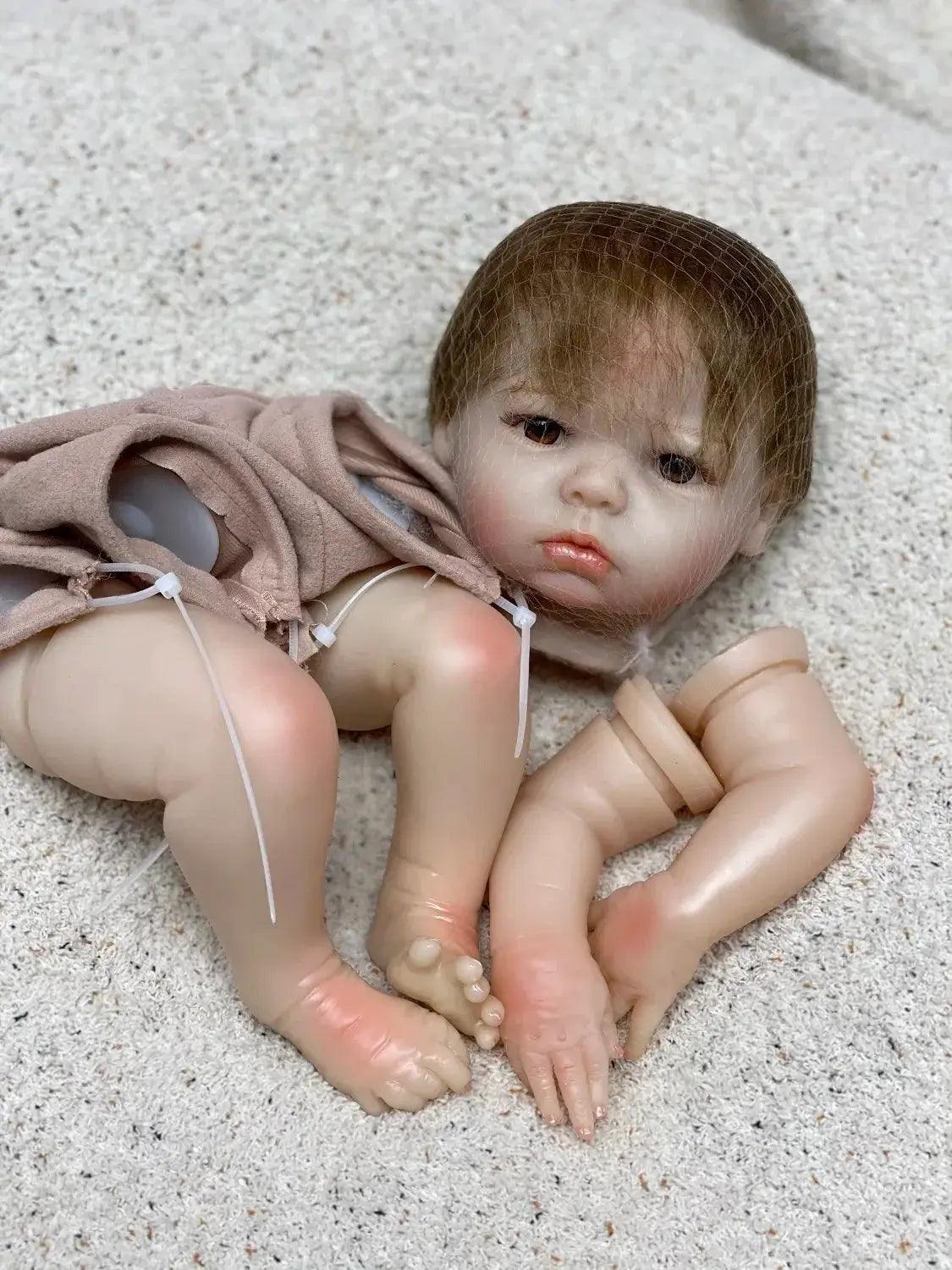  Reborn Doll Kit Seamlessly Painted Open Eyes Lifelike -  ToylandEU™