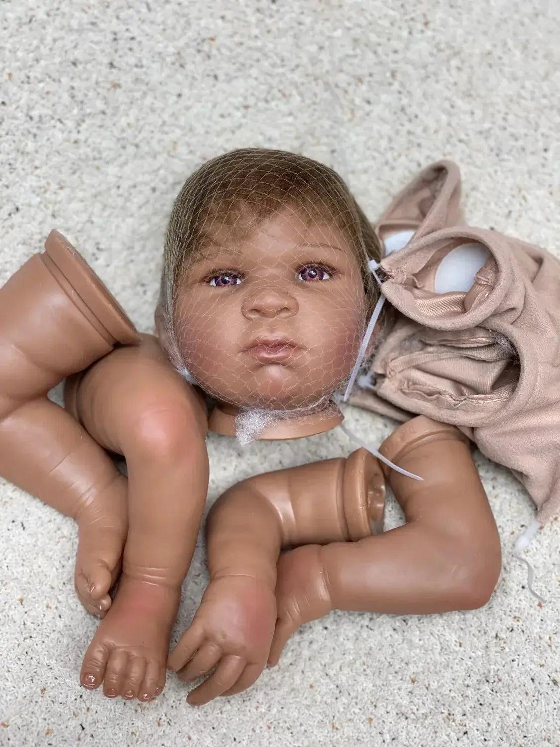  Reborn Doll Kit Seamlessly Painted Open Eyes Lifelike -  ToylandEU™