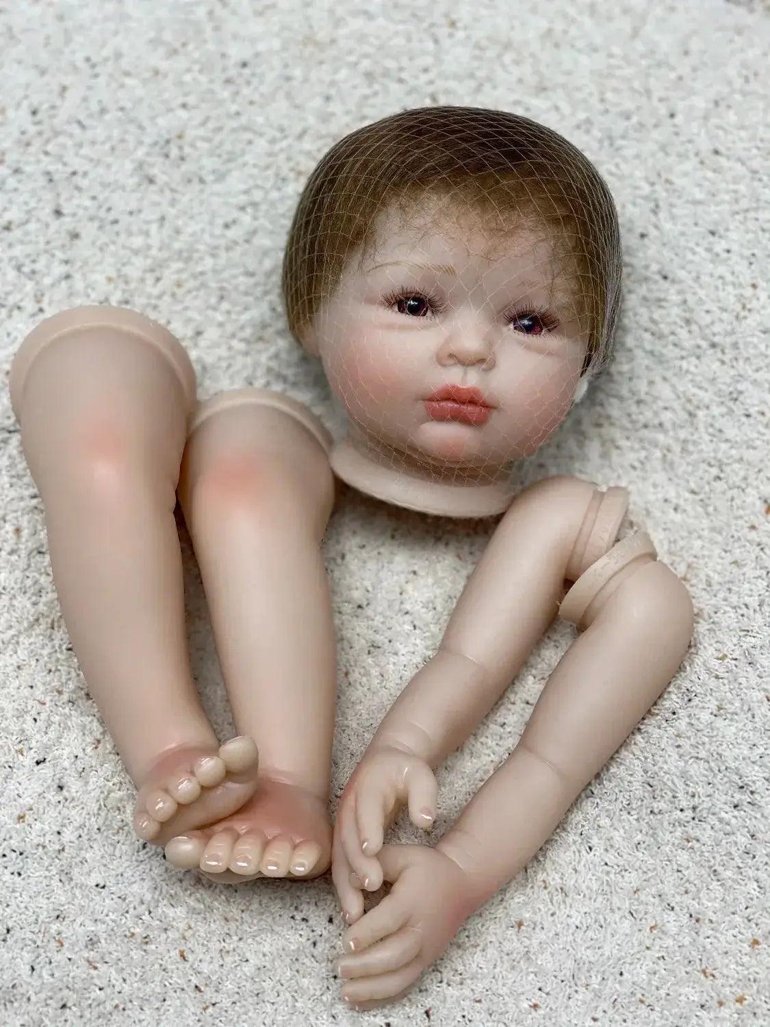  Reborn Doll Kit Seamlessly Painted Open Eyes Lifelike -  ToylandEU™