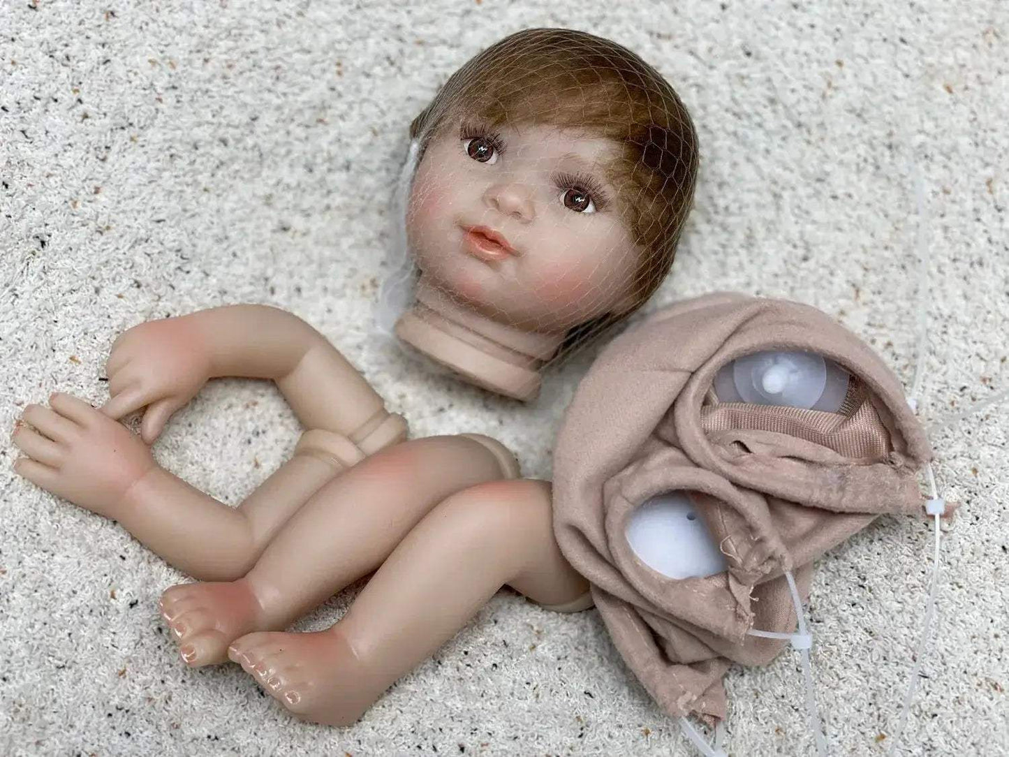  Reborn Doll Kit Seamlessly Painted Open Eyes Lifelike -  ToylandEU™