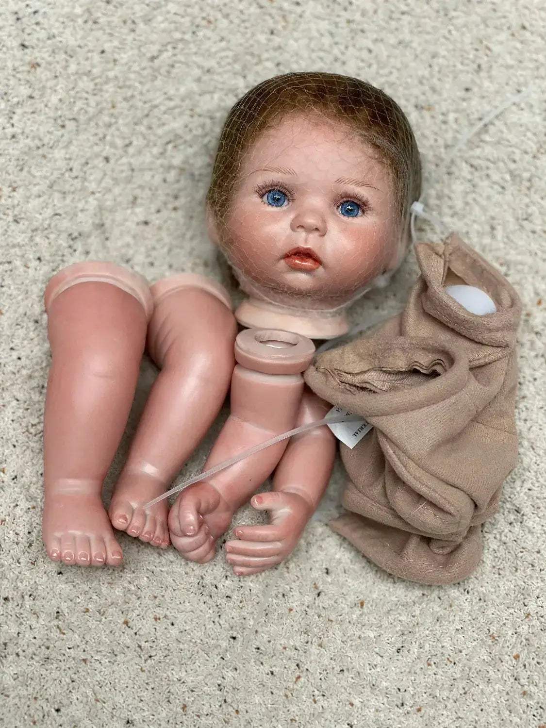  Reborn Doll Kit Seamlessly Painted Open Eyes Lifelike -  ToylandEU™