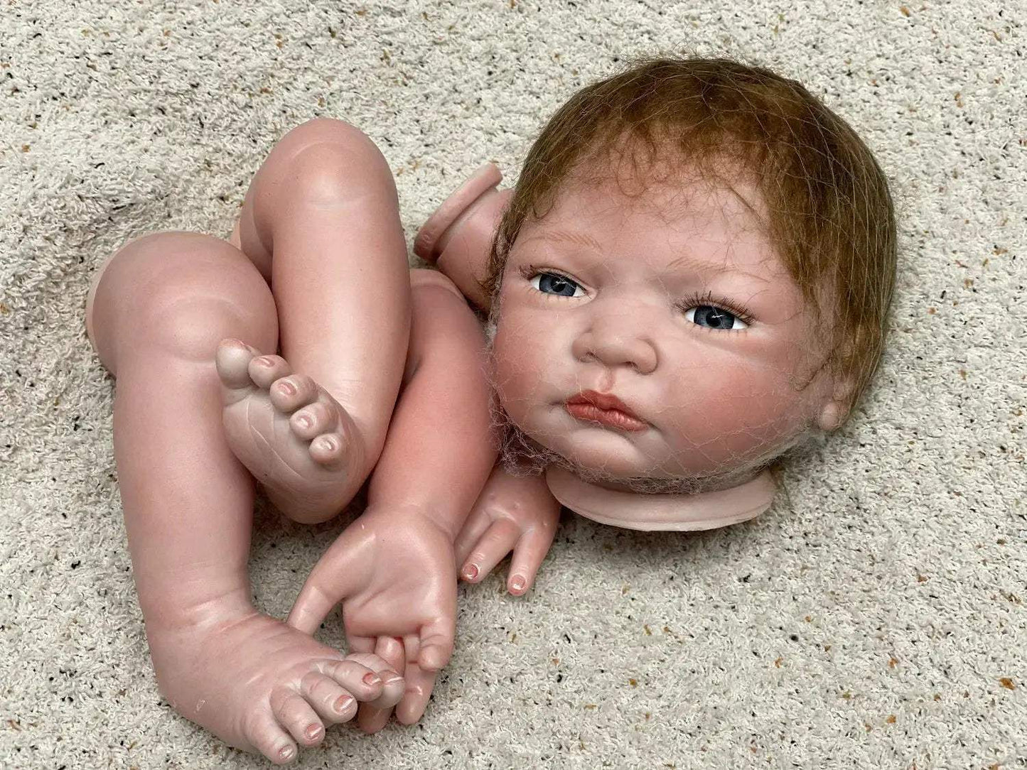  Reborn Doll Kit Seamlessly Painted Open Eyes Lifelike -  ToylandEU™