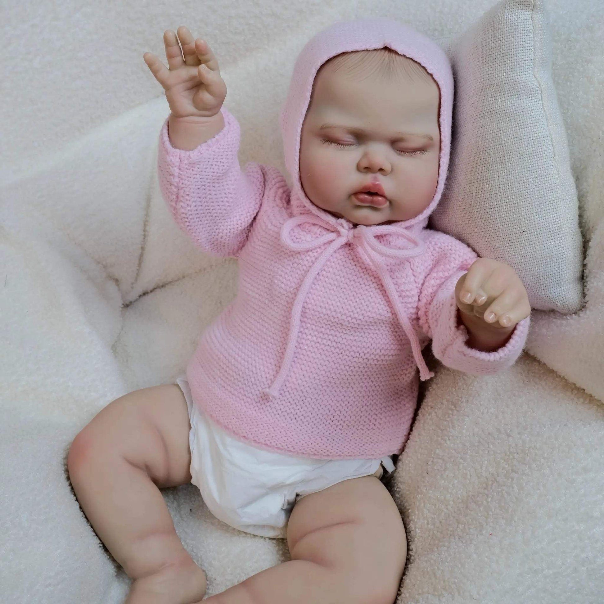  Reborn Doll Lifelike 19 Inch Ultra Soft Cloth Body -  ToylandEU™