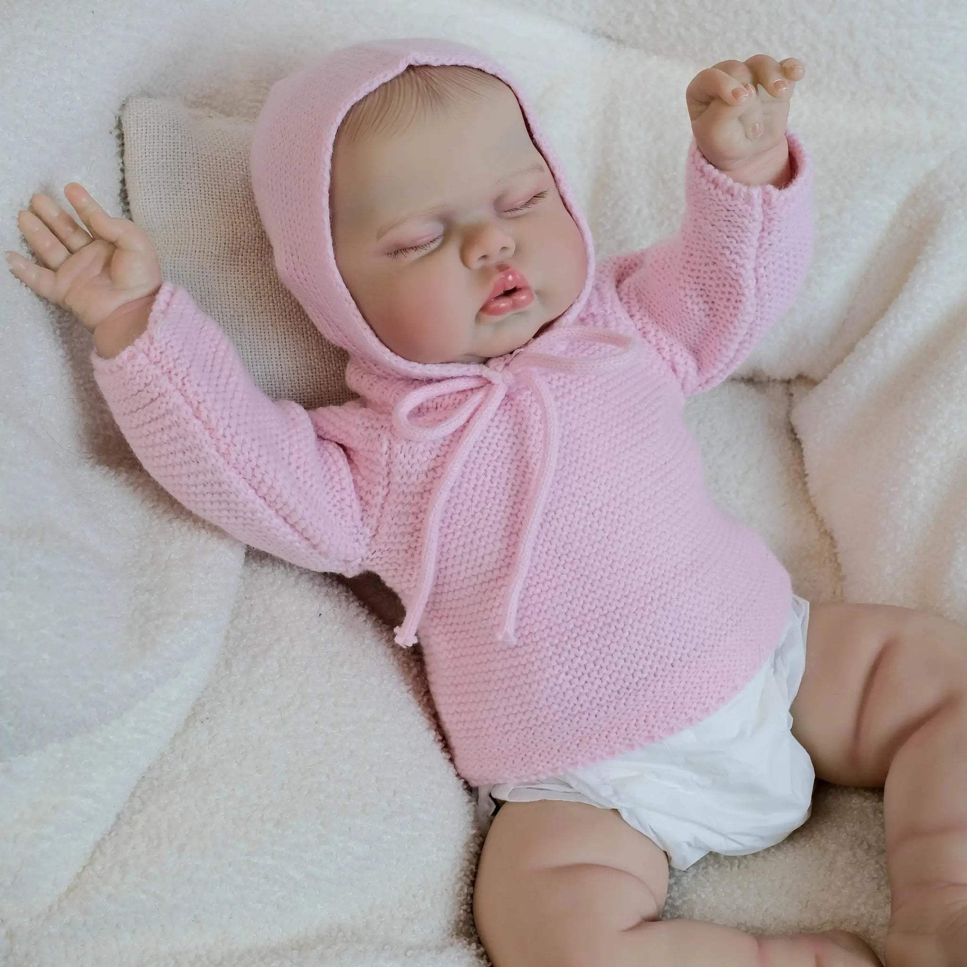  Reborn Doll Lifelike 19 Inch Ultra Soft Cloth Body -  ToylandEU™