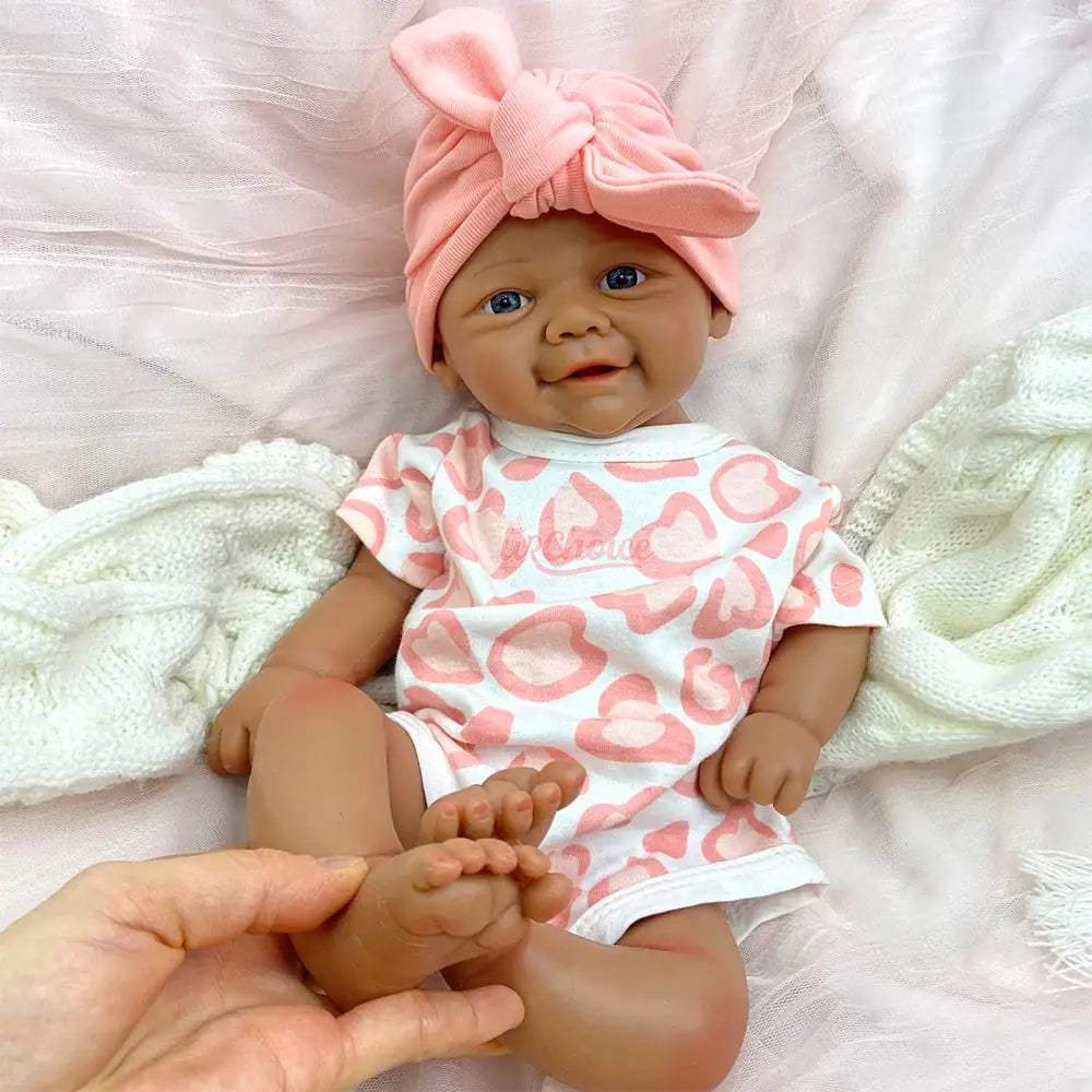 Reborn Doll Silicone 17 Inch Weighted For Anxiety Relief - ToylandEU