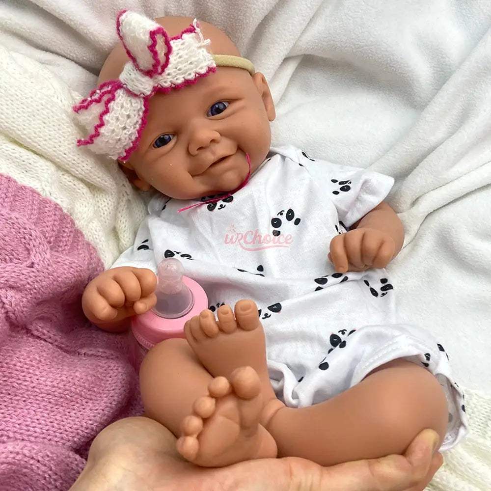 Reborn Doll Silicone 17 Inch Weighted For Anxiety Relief - ToylandEU