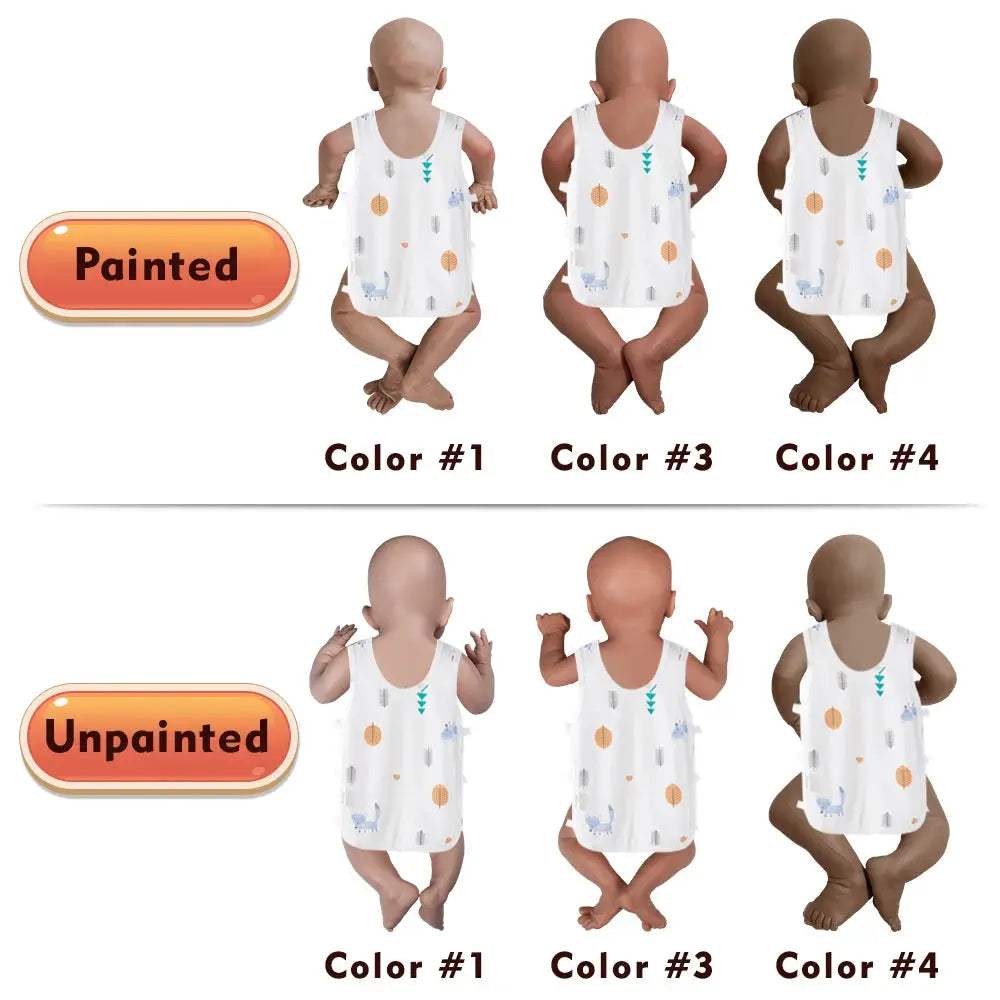 Reborn Doll Silicone 17 Inch Weighted For Anxiety Relief - ToylandEU
