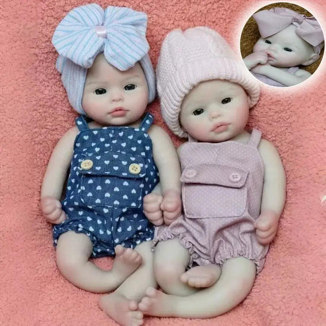 Silicone Reborn Doll Open Mouth With Painted Soft Skin -  ToylandEU™