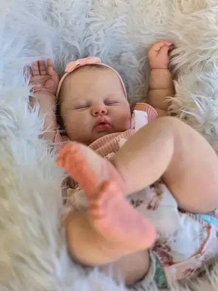  Reborn Doll Hand Painted Finish Soft Cloth Body 24 Inch -  ToylandEU™