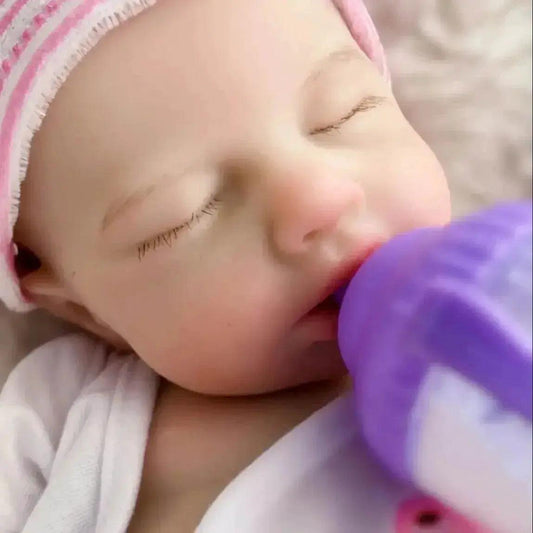  Reborn Dolls 33CM Open Mouth Silicone Loulou Full Body Soft Silicone Painted Newborn Baby Dolls -  ToylandEU™