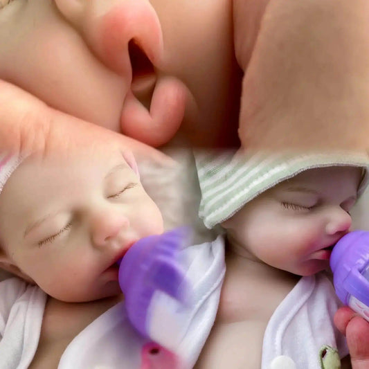  Reborn Dolls 33CM Open Mouth Silicone Loulou Full Body Soft Silicone Painted Newborn Baby Dolls -  ToylandEU™