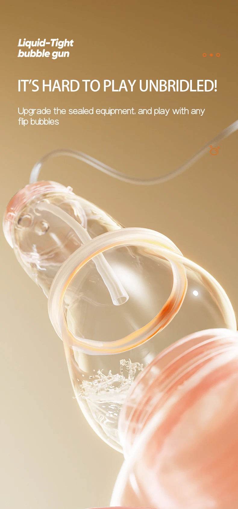 Rechargable Automatic Bubble Machine Gun With Colorful Lights - ToylandEU