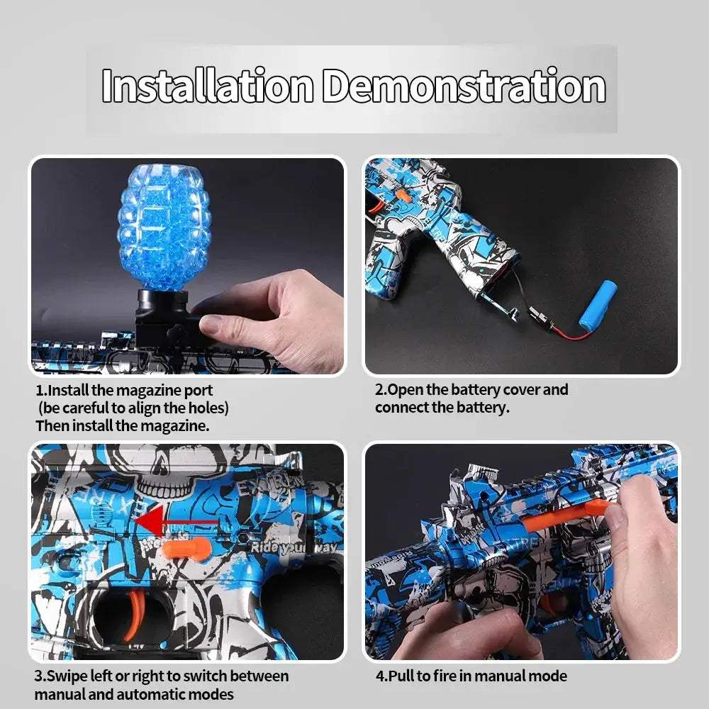 Rechargeable Electric Ball Blaster For Outdoor Party Fun - ToylandEU