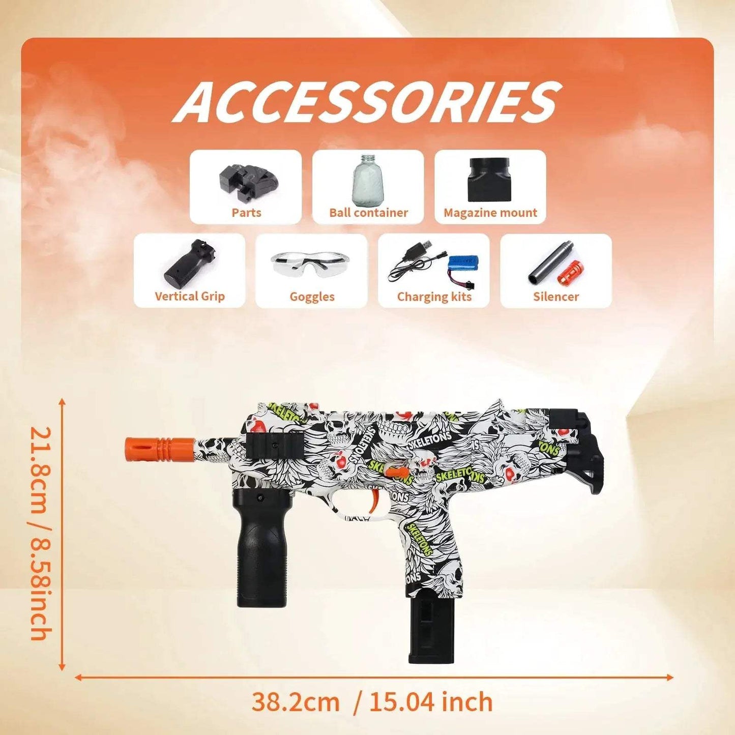 Rechargeable Electric Blaster Toy Gun For Outdoor Team Battles - ToylandEU