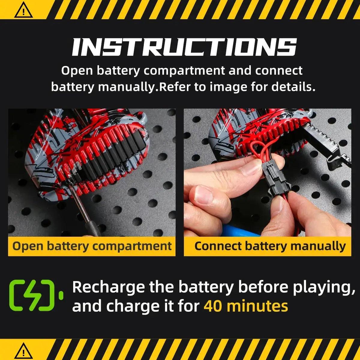  Rechargeable Electric Blaster Toy Gun Outdoor Durable -  ToylandEU™