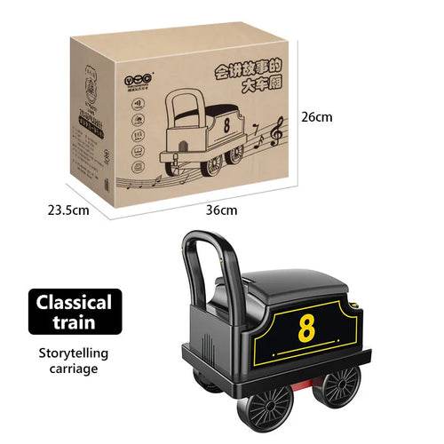 Rechargeable Electric Ride-On Train Set for Kids with Sound & Lights - ToylandEU