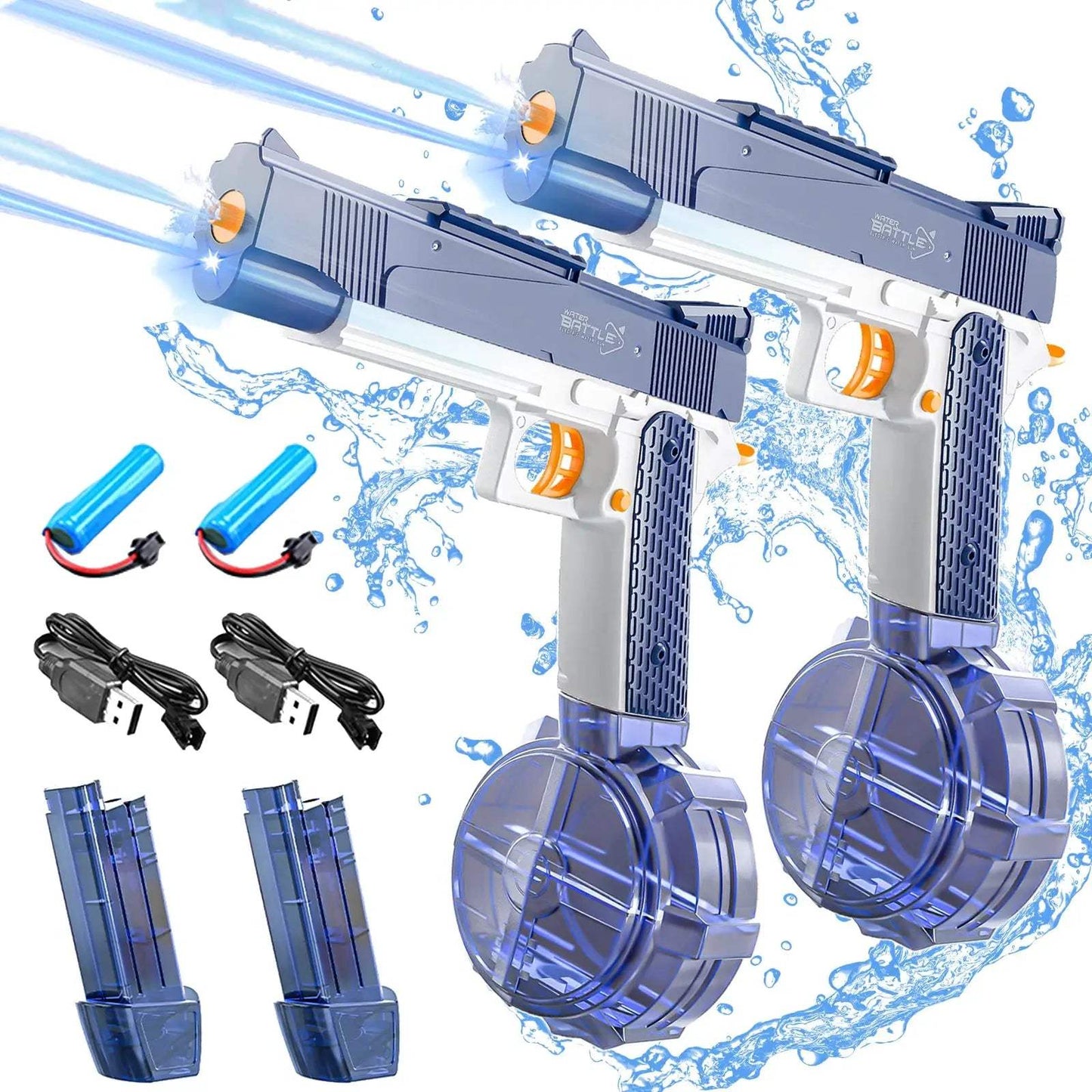 Rechargeable Electric Water Gun With Automatic And Manual Spray 32ft - ToylandEU