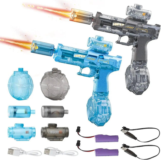  Rechargeable Electric Water Gun With LED Lights 26ft Range -  ToylandEU™