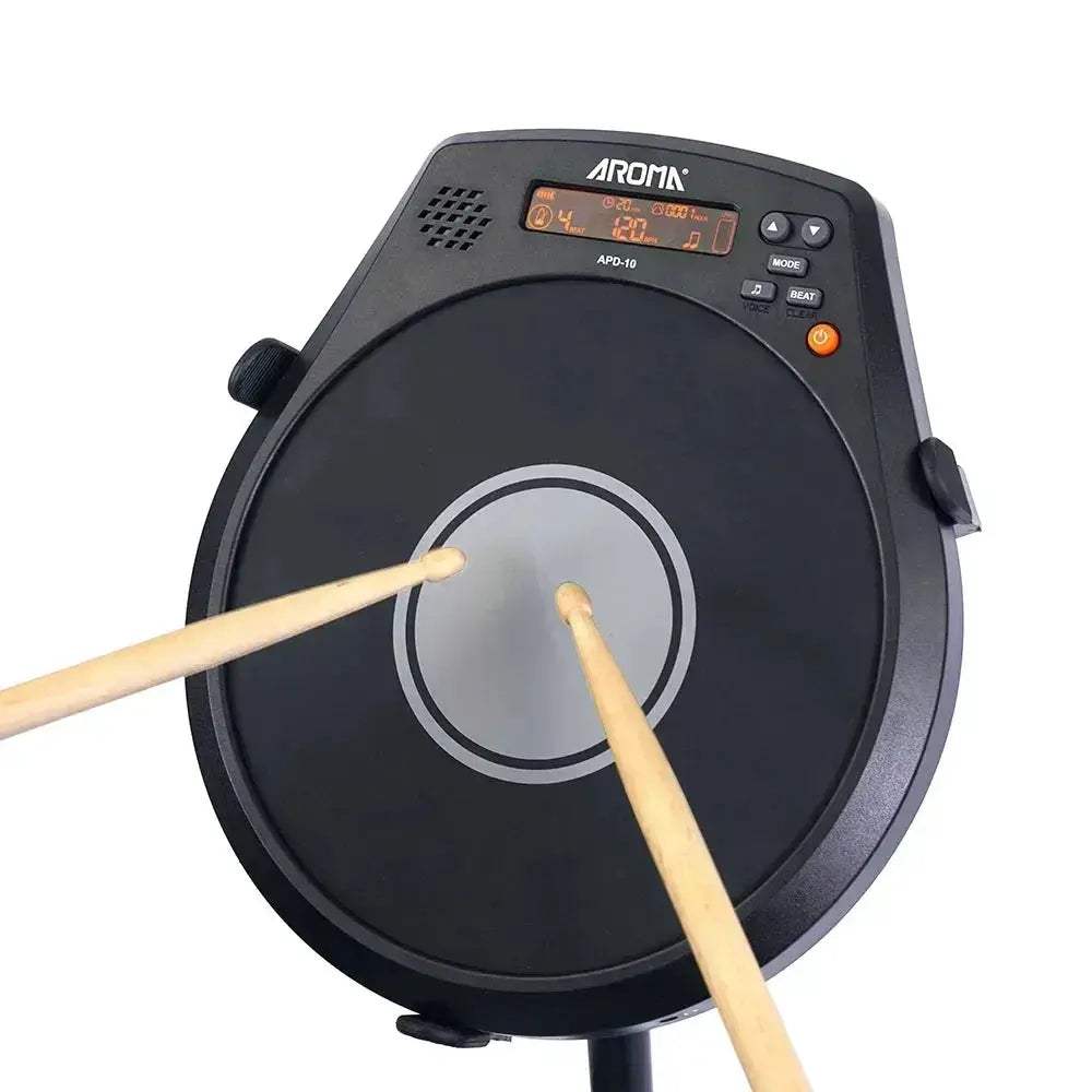 Rechargeable Electronic Drum Pad 8 Inch Metronome For Practice - ToylandEU