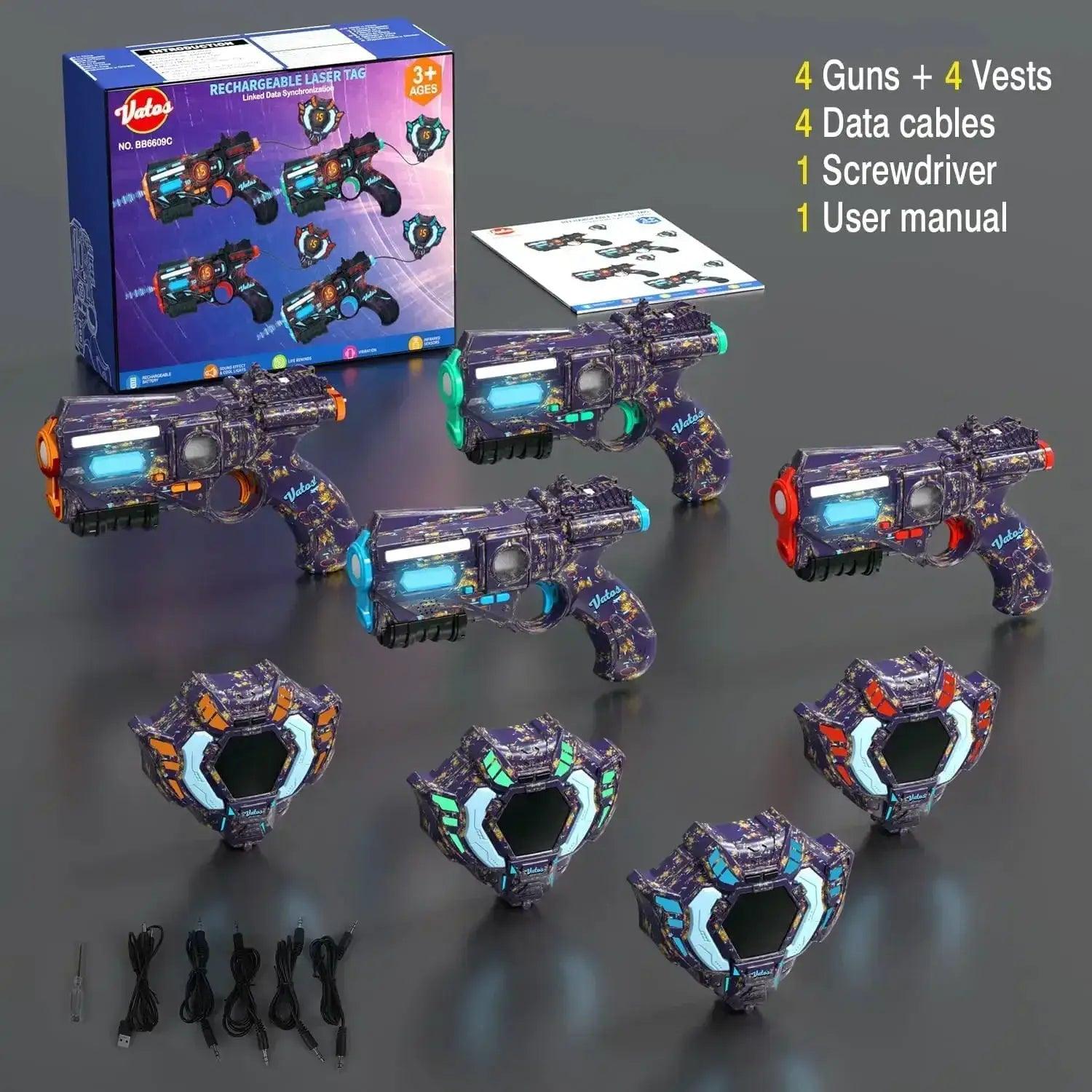  Rechargeable Infrared Laser Tag Guns CE Certified -  ToylandEU™