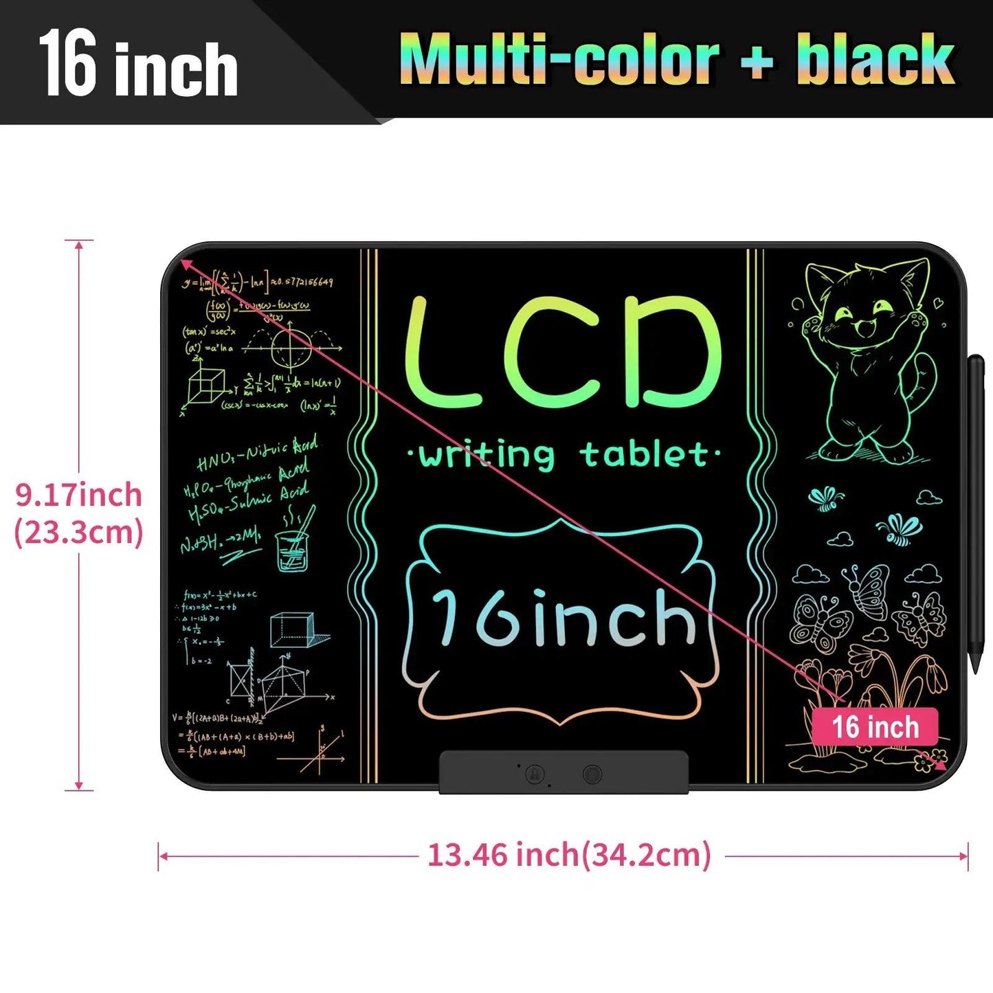  Rechargeable LCD Writing Tablet For Kids And Adults -  ToylandEU™