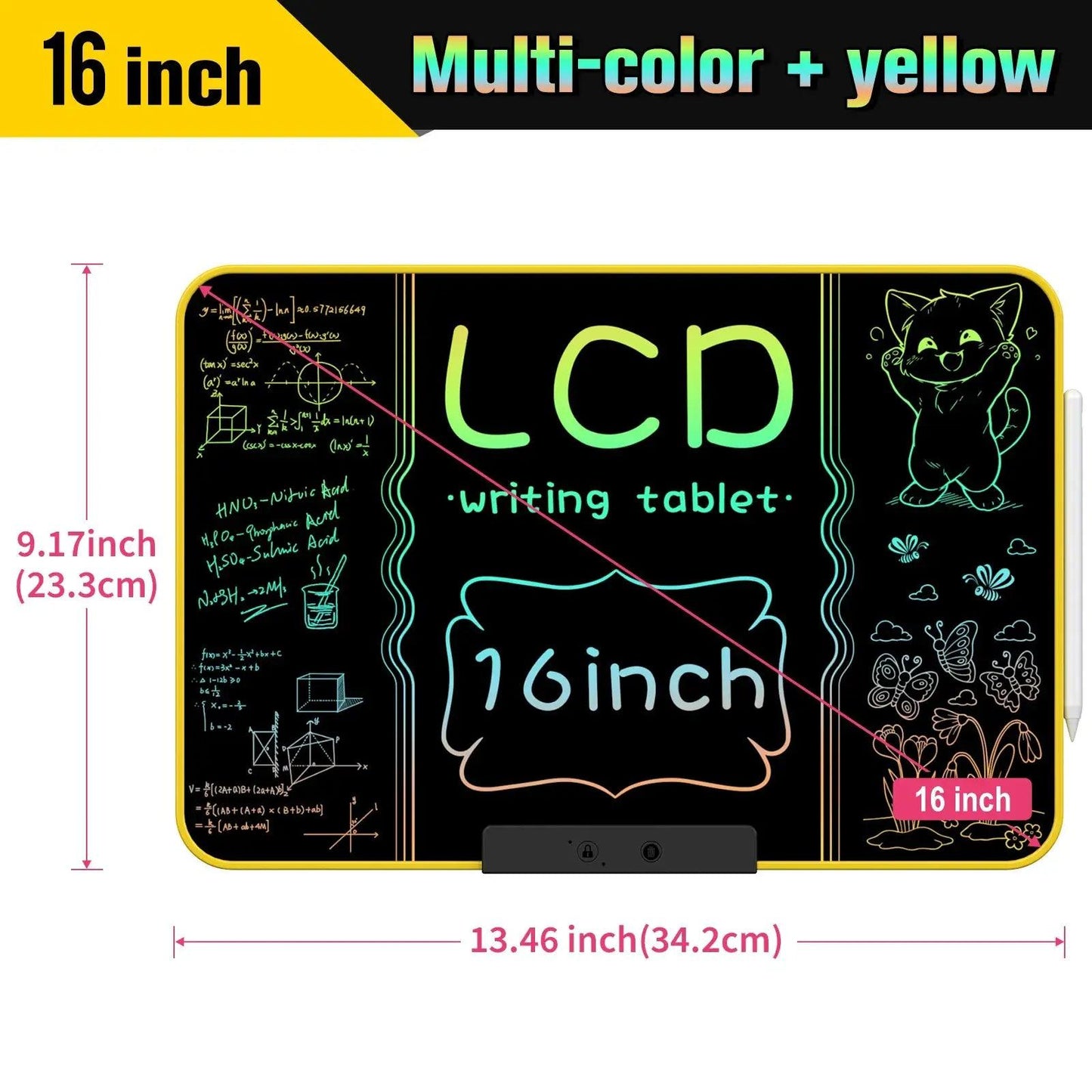  Rechargeable LCD Writing Tablet For Kids And Adults -  ToylandEU™