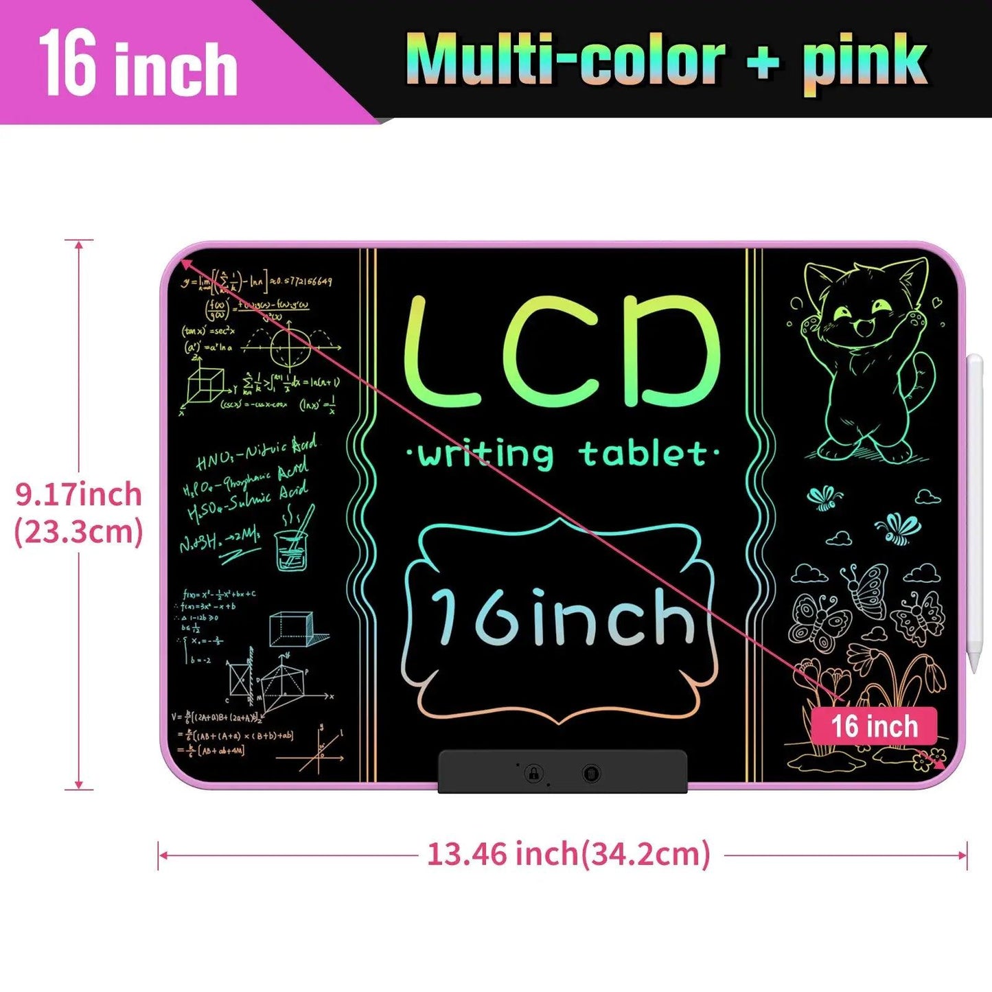  Rechargeable LCD Writing Tablet For Kids And Adults -  ToylandEU™