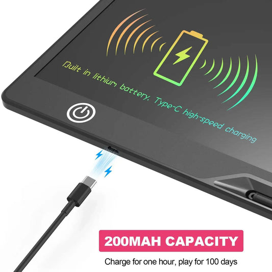  Rechargeable LCD Writing Tablet For Kids Erasable Pad -  ToylandEU™