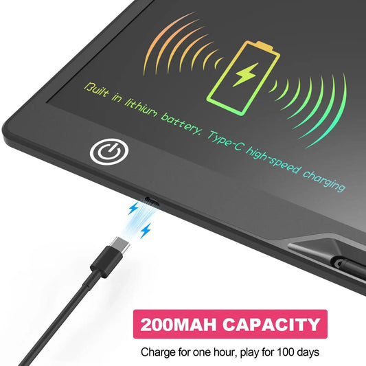  Rechargeable LCD Writing Tablet For Kids Erasable Pad -  ToylandEU™
