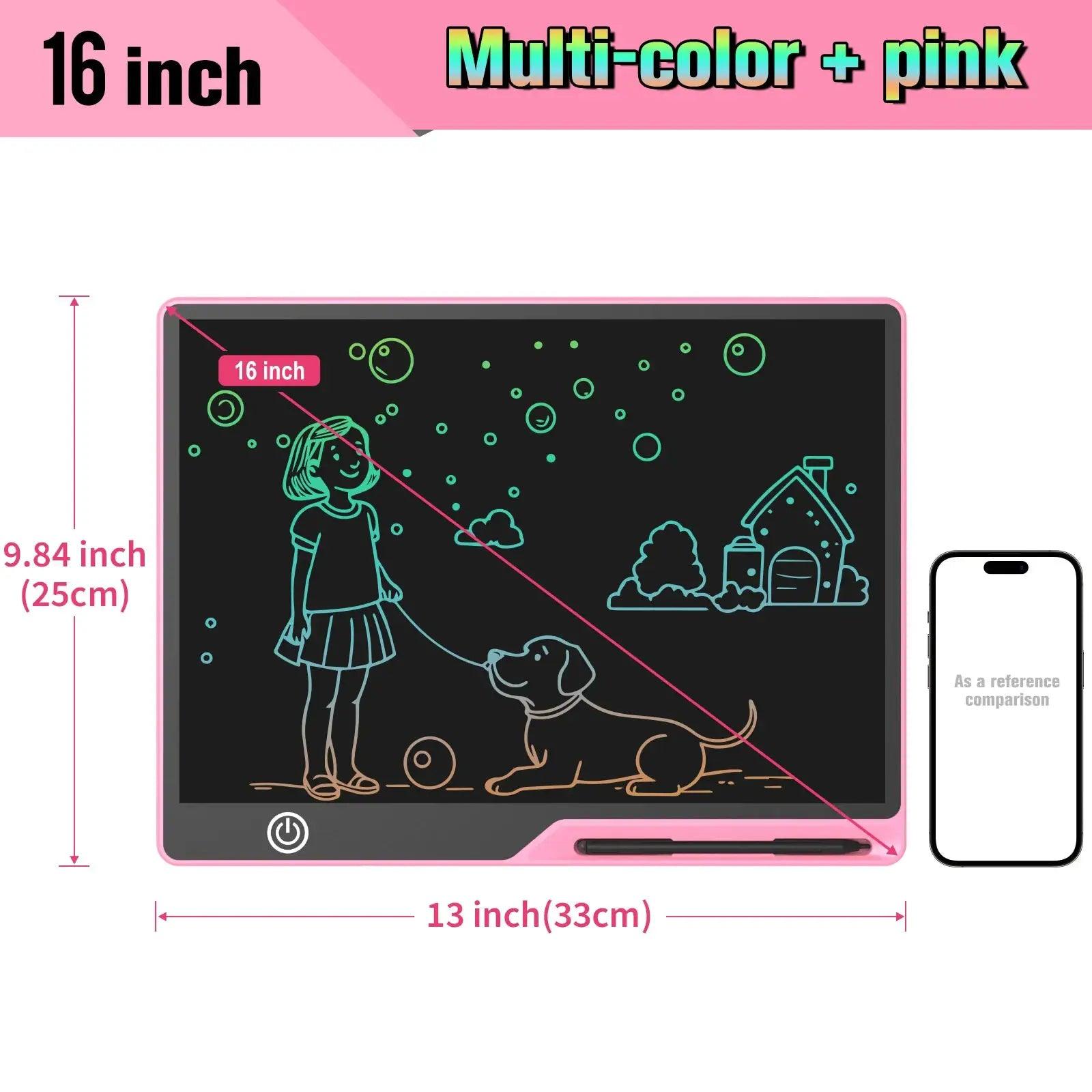  Rechargeable LCD Writing Tablet For Kids Erasable Pad -  ToylandEU™
