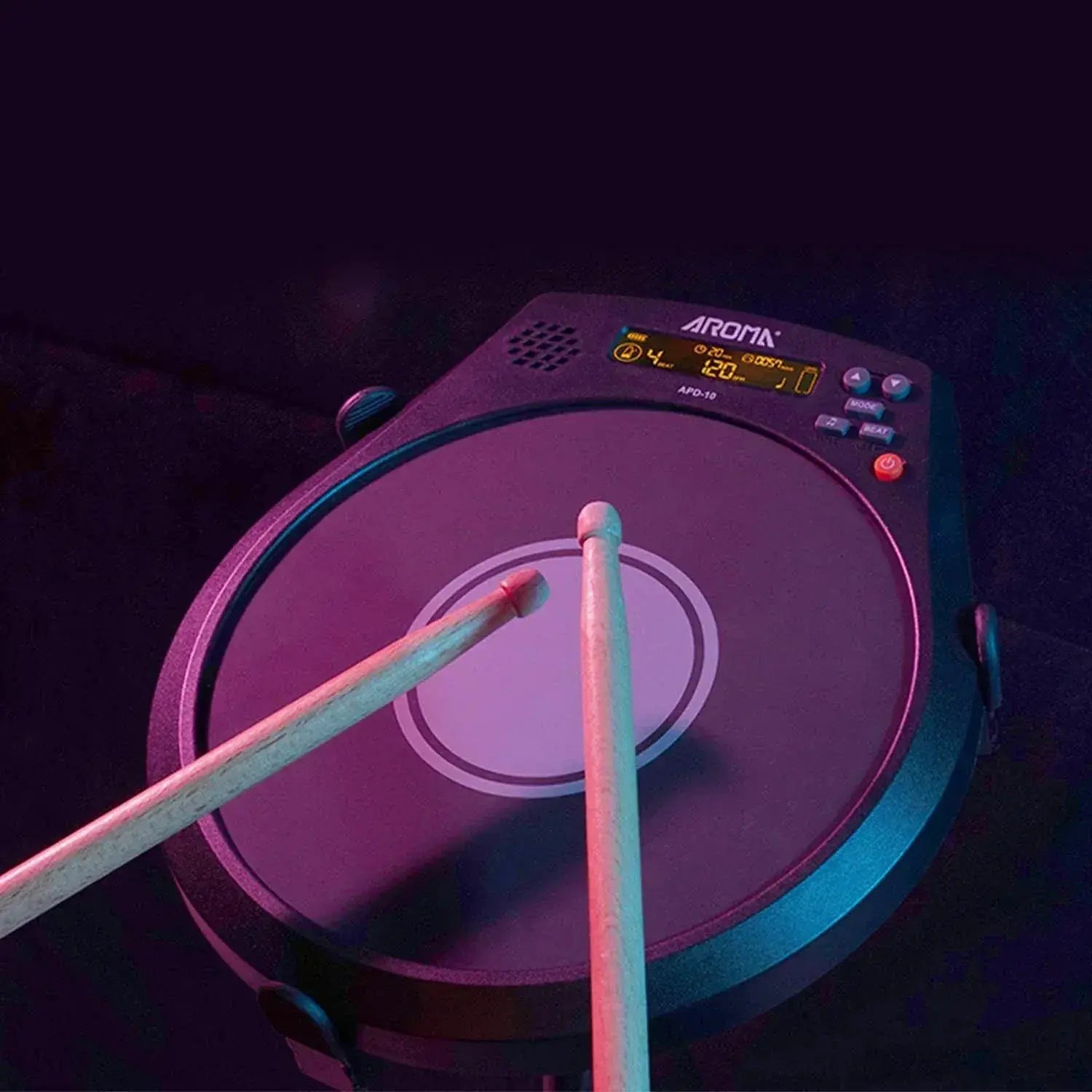 Rechargeable Multifunction Electronic Drum Pad With Metronome And Speed Detection - ToylandEU