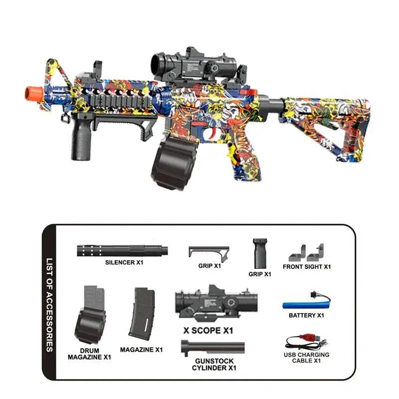 Rechargeable Toy Gun Electric Blaster For Outdoor Play - ToylandEU