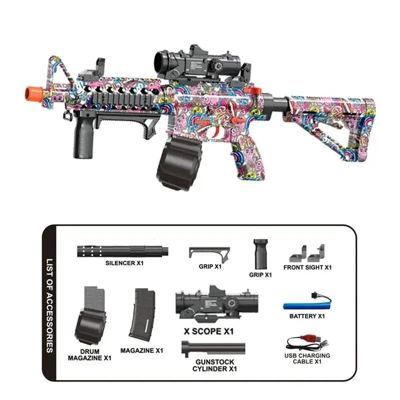 Rechargeable Toy Gun Electric Blaster For Outdoor Play - ToylandEU