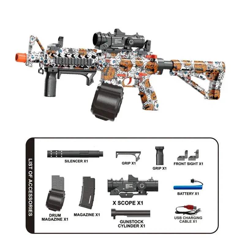 Rechargeable Toy Gun Electric Blaster For Outdoor Play - ToylandEU