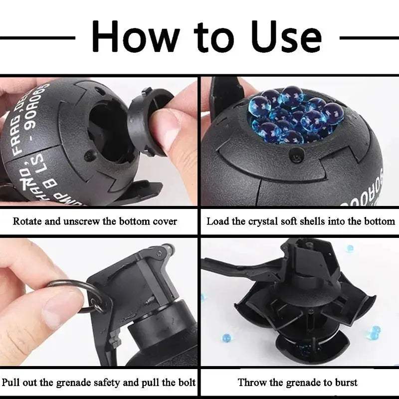 Rechargeable Water Bomb Grenade Toy for Outdoor Play - ToylandEU