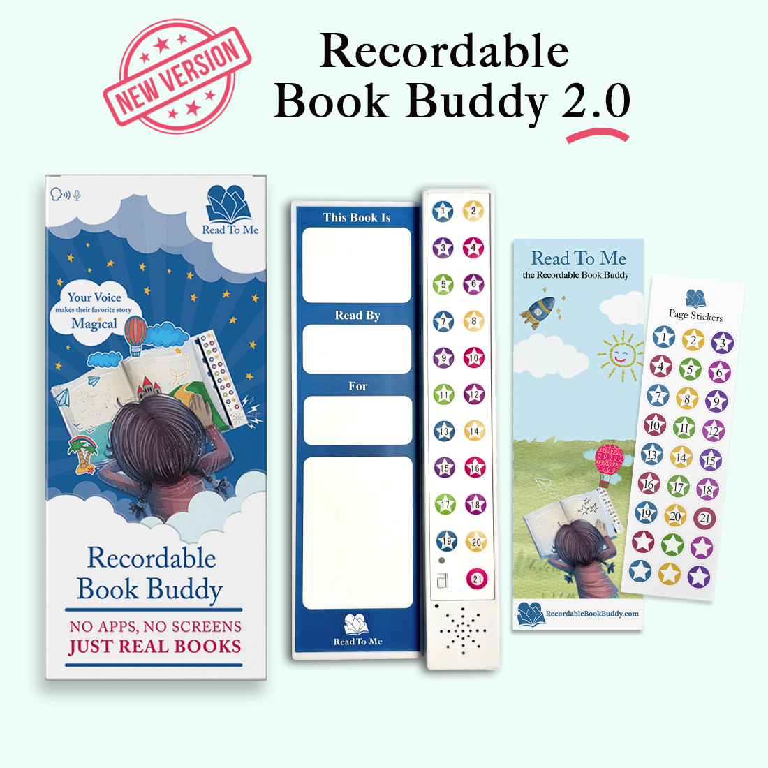 Recordable Book Buddy | Improved Sound Quality | Toylandeu™