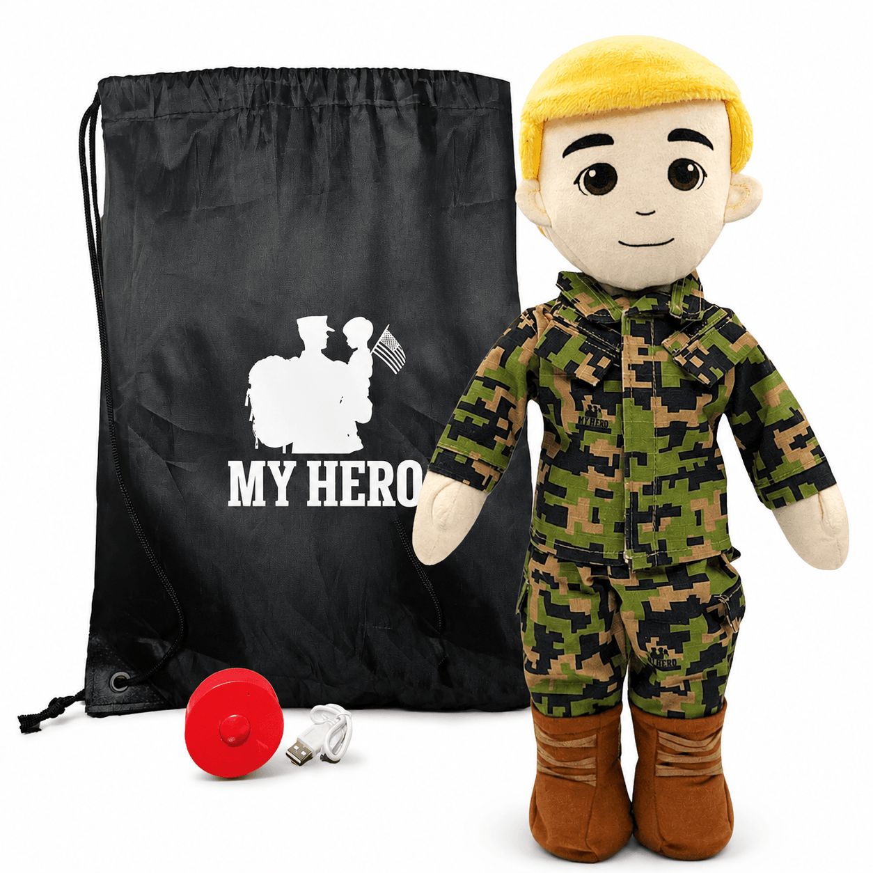  Recordable Plush Marine Daddy Doll Keepsake Gift 