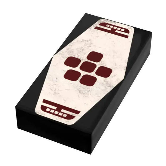  Red 6 Sabacc Card Custom Printed 1x2 Tile made using LEGO part - B3 Customs -  ToylandEU™